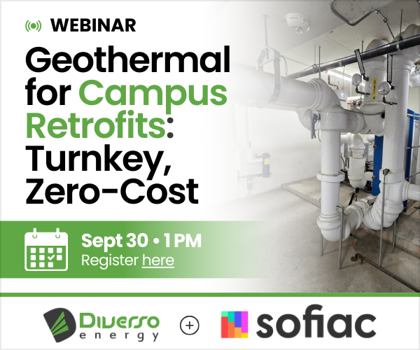 Cracking the code on campus retrofits with geothermal.