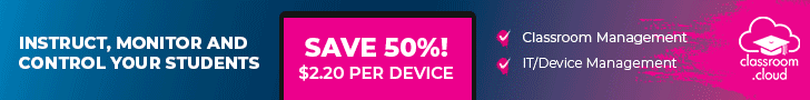 Instruct and monitor your students—Save 50% on our software solution!